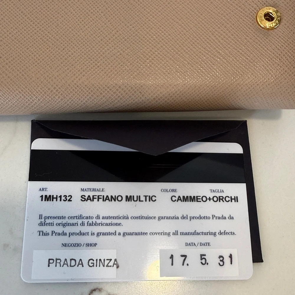 Prada Saffiano leather wallet